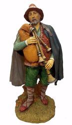 Picture of Bagpiper cm 110 (43,3 inch) Pellegrini Nativity Scene large size Statue in Oxolite Resin indoor outdoor use traditional Arabic