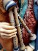Immagine di Zampognaro Presepe Pellegrini 110 cm resina grande da esterno