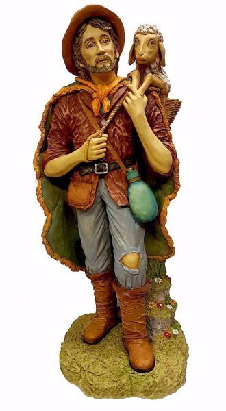 Picture of Shepherd with Sheep Pellegrini Nativity 110 cm (43,3 inch) large outdoor resin