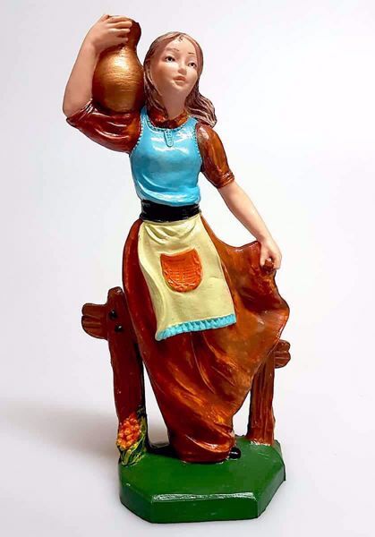 Picture of Woman with amphora Pellegrini Nativity 16 cm (6,3 inch) inexpensive outdoor plastic