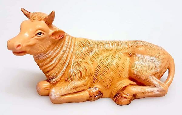 Imagen de Buey Belén Pellegrini 12 cm plástico barato pintado