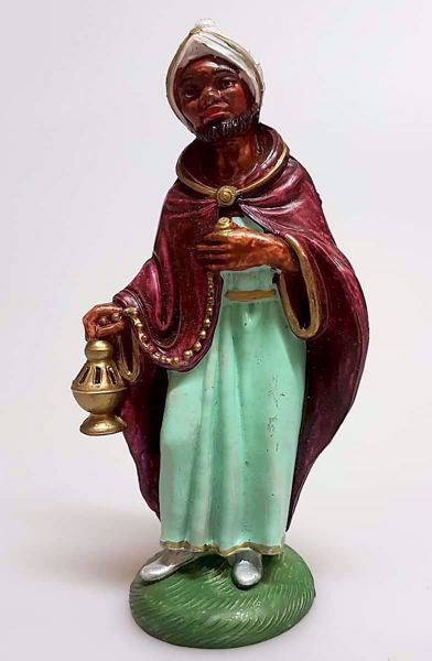 Picture of Black Wise King Pellegrini Nativity 12 cm (4,7 inch) inexpensive plastic