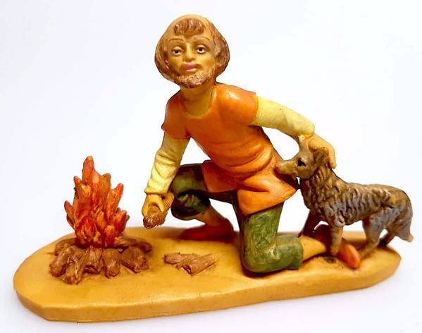 Picture of Shepherd with Dog Pellegrini Nativity 12 cm (4,7 inch) inexpensive plastic