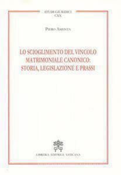 Immagine di Lo scioglimento del vincolo matrimoniale canonico: storia, legislazione e prassi