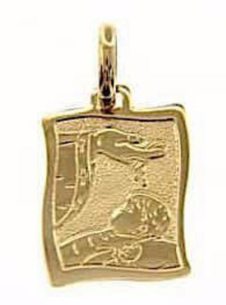 Immagine di Regalo Battesimo bimba oro giallo 18k medaglia