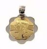 Picture of Holy Face Medal gr 1,5 yellow / white gold 18k
