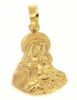 Imagen de Medalla Virgen con Niño gr 2,3 oro amarillo 18k