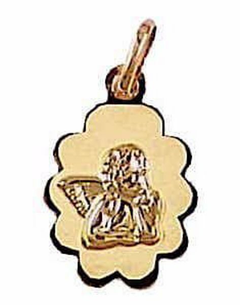 Picture of Angel Medal (Raphael) gr 0,7 yellow gold 18k