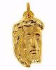 Picture of Holy Face of Jesus with crown Medal gr 2,6 yellow gold 18k