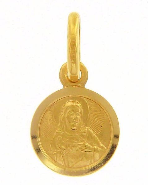 Picture of Sacred Heart of Jesus Medal gr 0,9 yellow gold 18k