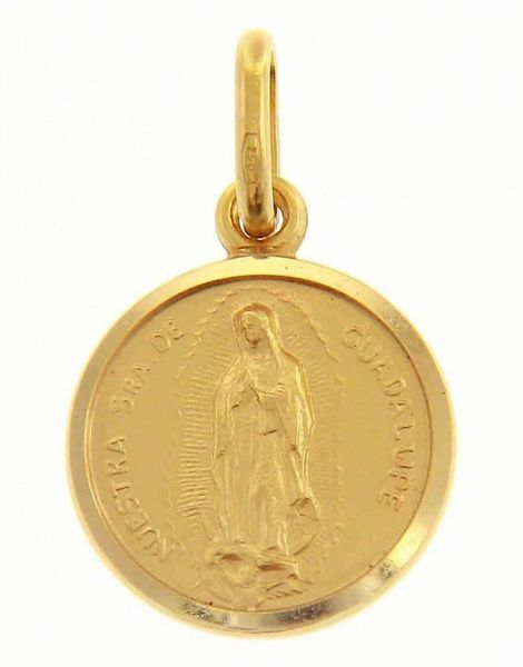 Picture of Our Lady of Guadalupe Medal gr 2 yellow gold 18k