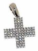 Picture of White gold 18k Cross Necklace gr 2,3 cubic zirconia