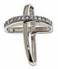 Picture of Diamond Cross for women gr 1,55 white gold 18k