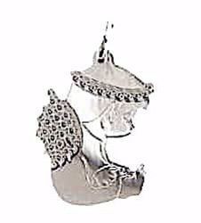 Picture of Guardian Angel sitting Pendant gr 0,95 White Gold 18k for Children (Boys and Girls)