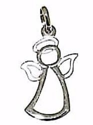 Picture of Stylized Angel Pendant gr 0,7 White Gold 18k for Children (Boys and Girls) 