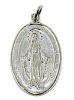 Imagen de Medalla de la Virgen Milagrosa gr 5 oro blanco 18k