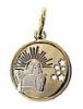 Picture of Angel of Raphael Medal gr 1,2 bicolor gold 18k