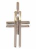 Picture of Cubic zirconia Cross with insert gr 2,7 solid white gold 18k