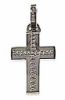 Picture of White gold 18k decorated Cross Pendant gr 1,4