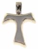 Imagen de Cruz de San Francisco gr 1,7 oro blanco 18k