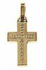 Picture of Yellow gold 18k decorated Cross Pendant gr 1,35