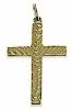Picture of Cross Pendant gr 0,85 yellow gold 9k