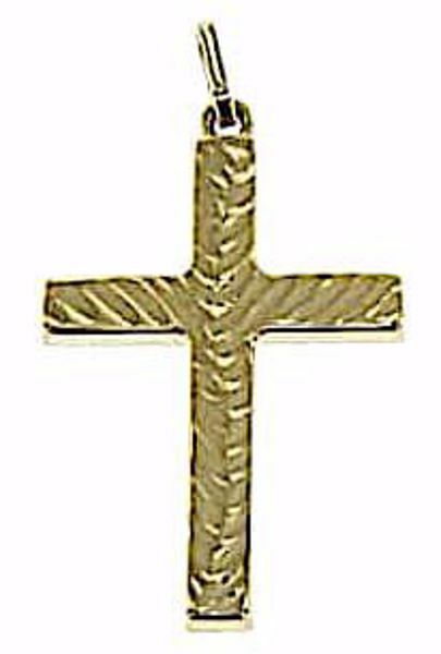 Picture of Cross Pendant gr 0,85 yellow gold 9k