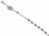 Imagen de Pulsera Rosario Medalla Milagrosagr 7 oro blanco 18k