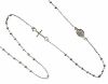 Picture of Men's Rosary Necklace gr 2,0 white gold 18k