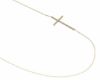 Immagine di Collana Croce donna gr 2,5 oro bianco 18k