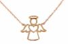 Picture of Guardian Angel Necklace gr 2,3 rose gold 18k