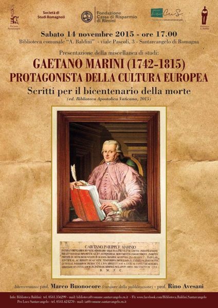 Immagine di Gaetano Marini (1742-1815), protagonista della cultura europea. Scritti per il bicentenario della morte. 2 volumi Marco Buonocore
