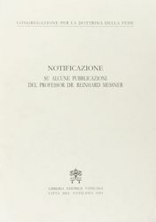 Immagine di Notificazione su alcune pubblicazioni del professor Dr. Reinhard Messner 30 novembre 2001 Congregazione per la Dottrina della Fede