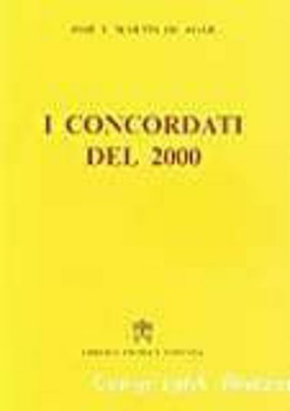 Picture of Raccolta di concordati. I concordati del 2000 José Tomás Martín De Agar