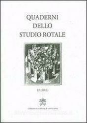 Picture of Quaderni dello studio rotale, Vol.22 (2015)