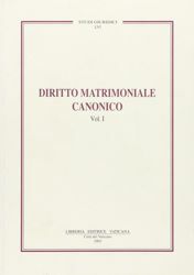 Picture of Diritto matrimoniale canonico Volume 1