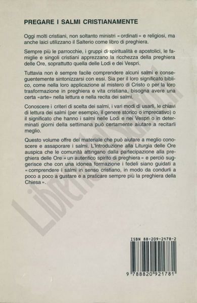 Immagine di Pregare i salmi cristianamente