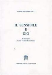 Picture of Il Sensibile e Dio. In margine al mio vecchio catechismo Joseph De Finance