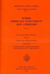 Immagine di Summa " Omnis qui iuste iudicat " sive Lipsiensis Peter Landau, Waltraud Kozur, Karin Miethaner-Vent
