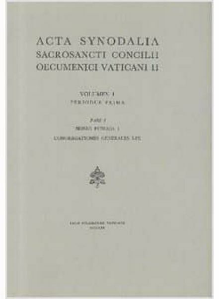 Picture of Pars I: Sessio publica I. Congregationes generales I-IX