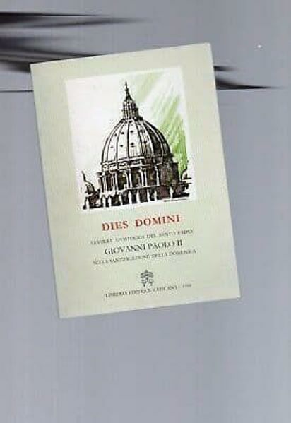 Imagen de Ioannes Paulus PP. II Dies Domini. Epistula apostolica de diei Dominicae sanctificatione, 31 mensis Maii 1998 Papa Giovanni Paolo II