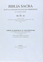 Picture of Biblia Sacra Vol. 3. Libri Numerorum et Deuteronomii