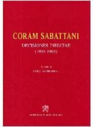 Imagen de Coram Sabattani. Decisiones ineditae (1955-1965) Luigi Sabbarese