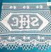 Picture of Bobbin Lace JHS Embroidery H. cm 19 (7,5 inch) pure Cotton White for Altar Tablecloth and Liturgical Vestments