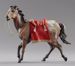 Immagine di Cavallo con sella cm 12 (4,7 inch) Presepe vestito Hannah Alpin Statua in legno Val Gardena