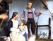 Picture of Kneeling Shepherd with fleece cm 12 (4,7 inch) Hannah Alpin dressed nativity scene Val Gardena wood statue fabric dresses