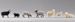 Picture of Grey Sheep with wool cm 12 (4,7 inch) Hannah Alpin dressed Nativity Scene in Val Gardena wood