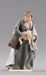 Immagine di Bambino con agnello cm 12 (4,7 inch) Presepe vestito Hannah Orient statua in legno Val Gardena abiti in tessuto