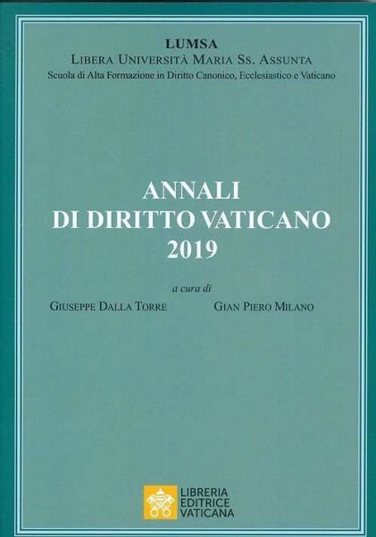 Picture of Annali di Diritto Vaticano 2019 Giuseppe Della Torre, Gian Piero Milano