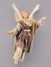 Immagine di Angelo Gloria da appendere cm 12 (4,7 inch) Presepe vestito Immanuel stile orientale statua in legno Val Gardena abiti in stoffa